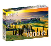 ENJOY Puzzle Coucher de soleil en Toscane 1000 pièces