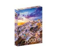 ENJOY Puzzle Coucher de soleil sur Santorin 1000 pièces