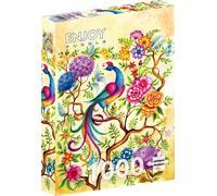 Puzzle Jigsaw de 1000 pièces pour adultes - Finition mate, toucher doux, pièces robustes et uniques, ajustement serré, couleurs vives, service de pièces manquantes - Oiseau magique dans l'arbre de