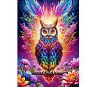 ENJOY Puzzle Hibou néon 1000 pièces