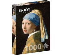 ENJOY Puzzle Johannes Vermeer : Jeune fille avec une perle 1000 pièces
