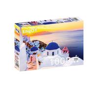ENJOY Puzzle Lever de soleil sur Santorin, Grèce 1000 pièces