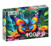 ENJOY Puzzle Papillon dans la forêt 1000 pièces