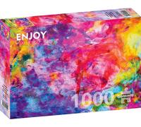 ENJOY Puzzle Peinture à l'huile abstraite colorée 1000 pièces