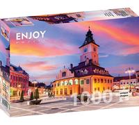 ENJOY Puzzle Place de l'Hôtel de Ville, Brasov, Roumanie 1000 pièces