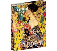 ENJOY Puzzle Puzzle 1000 pièces - Gustav Klimt : La femme avec un éventail
