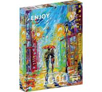 ENJOY Puzzle Romantisme pluvieux dans la ville 1000 pièces