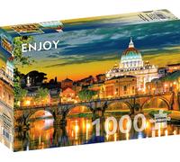 ENJOY Puzzle Saint-Pierre, Cité du Vatican 1000 pièces