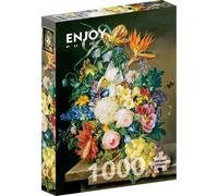 ENJOY Puzzle œuvre florale 1000 pièces