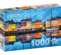 ENJOY Puzzle Vieux port de Copenhague 1000 pièces