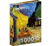 ENJOY Puzzle Vincent Van Gogh : Café en terrasse la nuit 1000 pièces