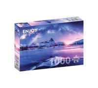 Voie Lactée Sur L'île De Lofoten, Norvège - Puzzle 1000 Pièces