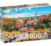 ENJOY Puzzle Vue du Parc Güell, Barcelone 1000 pièces