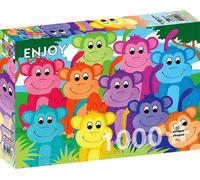 ENJOY Rainbow Monkey Puzzle 1000 Teile