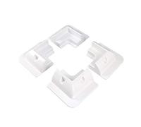 enjoy solar ABS 4 pièces coin de maintien spoiler support de module solaire en blanc, idéal pour camping-cars caravanes bateau