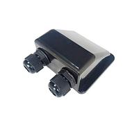 enjoy solar Aileron de fixation en ABS avec 2 fils de câble - Noir - Idéal pour les camping-cars, caravanes, bateaux…