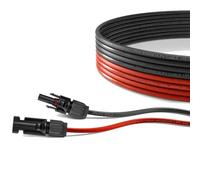 enjoy solar Câble de connexion professionnel 6mm² entre module solaire et régulateur de charge solaire Câble de connexion 5m