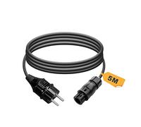 enjoy solar® Câble de raccordement 5m pour Micro-onduleur - Betteri® BC01 vers Prise Schuko, Plug & Play, Compatible kit Solaire Balcon