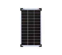 Enjoy solar Mono 30 W 12V Panneau solaire monocristallin Panneau solaire photovoltaïque idéal pour camping-car, abri de jardin, bateau