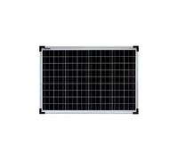 enjoy solar Mono Panneau solaire monocristallin 50 W 36 V - Panneau solaire idéal pour les logements de jardin 24 V - Centrale de balcon, camping-car, caravane