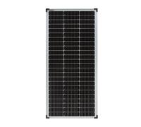 Enjoy solar® Panneau solaire monocristallin 24 V idéal pour le jardin, la caravane, etc, Mono 100W, 24V