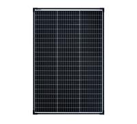 enjoy solar Panneau solaire monocristallin 100w 36v(pour systèmes PV 24v), panneaux solaires de 182 mm, 10 barres de bus panneau solaire idéal pour camping-car, balcon, logements de jardin, bateau