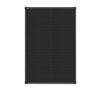 enjoy solar® Panneau solaire monocristallin 200 W 36 V avec technologie HPBC - 25 % haute efficacité, panneaux solaires 182 mm Full Black - Idéal pour camping-car, balcon, abri de jardin, bateau