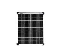 enjoy solar® Panneau Solaire Monocristallin 30W 12V, cellules 182 mm, 10 busbars - Idéal pour camping-car, installation balcon, abri de jardin, bateau
