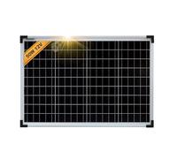 Enjoy solar Mono 50 W 12V Panneau solaire monocristallin Panneau solaire photovoltaïque idéal pour camping-car, abri de jardin, bateau.