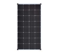 Enjoy Solar PERC Mono 190W 12V panneau solaire panneau solaire photovoltaïque, 166mm*166mm cellule solaire monocristalline avec 9 busbars, idéal pour camping-car, abri de jardin, bateau