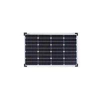 Enjoy Solar PERC Mono 50W 12V panneau solaire panneau solaire photovoltaïque, 166mm*166mm cellule solaire monocristalline avec 9 busbars, idéal pour camping-car, abri de jardin, bateau