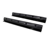 enjoy solar® Support de panneau solaire ABS 680mm Noir | Lot de 2 déflecteurs de fixation | Idéal pour camping-car, van, caravane et bateau | Vis autotaraudeuses en acier inoxydable incluses