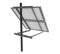 enjoy solar Support de poteau ajustable en aluminium avec un angle d'inclinaison de 30° à 60° pour le panneau solaire Duo, le module solaire, convenant à une largeur de module de 100 à 680 mm