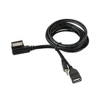 ENJOY-UNIQUE 3.5 mm Musique Ami MMI Interface chargeur USB AUX auxiliaire MP3 Câble adaptateur compatible ave VW Audi S5 Q5 Q7 A3 A4L A5 A1 Autoradio