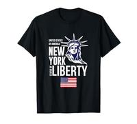 Enjoy Wear Cool NYC New York City Statue of Liberty Graphic T-Shirt