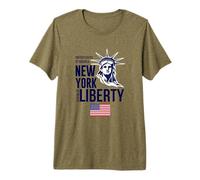 Enjoy Wear Cool NYC New York City Statue of Liberty Graphic T-Shirt Haut de Gamme