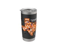 Enjoy Wear Cool Texas Map Tee Shirts, Wild Texas USA Gobelet isotherme en acier inoxydable double paroi