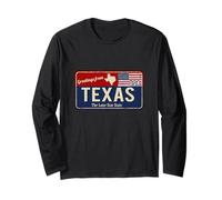 Enjoy Wear Cool Texas Tee Shirts, Wild Vintage Texas USA Manche Longue