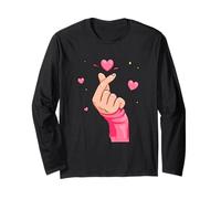 Enjoy & Wear Cute Happy Valentine's Day Love Graphic Design Manche Longue