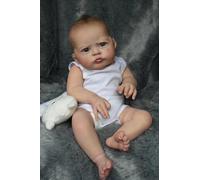 Enjoy with Love Nouveau 19 "inachevé Non Peint Reborn Doll Kit Heron Fresh Color Soft Vinyl Doll Parts avec Tissu Corps et Yeux