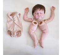 Enjoy with Love Nouveau 19 Pouces Transparent Tessa Reborn Doll Sleep Kit réaliste bébé Nouveau - né poupées peintes Ensemble de poupées inachevées