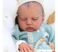 Enjoy with Love Nouveau 21 "réaliste inachevé John John Reborn Vinyle Doll Set Soft Frech Couleur Vinyle tête et Membres avec Tissu Body Set