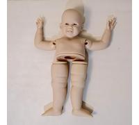 Enjoy with Love Nouveau 30 Pouces inachevé Non Peint Reborn Doll Kit Mia avec Corps en Tissu et Yeux Soft Touch Fresh Color