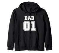 Enjoy World NO.1 Dad 01 Sport Style, Best Cool Dad Ever Sweat à Capuche
