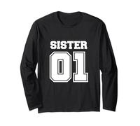 Enjoy World NO.1 Sister 01 Sport Style, Best Sister Ever Manche Longue