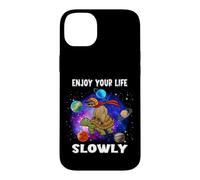 Enjoy Your Life Slowly Turtle Sloth Funny Sloths Turtles Coque pour iPhone 14 Plus