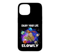 Enjoy Your Life Slowly Turtle Sloth Funny Sloths Turtles Coque pour iPhone 15