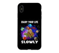 Enjoy Your Life Slowly Turtle Sloth Funny Sloths Turtles Coque pour iPhone XS Max