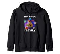 Enjoy Your Life Slowly Turtle Sloth Funny Sloths Turtles Sweat à Capuche