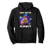 Enjoy Your Life Slowly Turtle Sloth Funny Sloths Turtles Sweat à Capuche